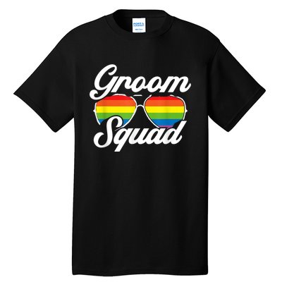 Gay Groom Squad LGBT Wedding Ceremony Bachelor Party Tall T-Shirt