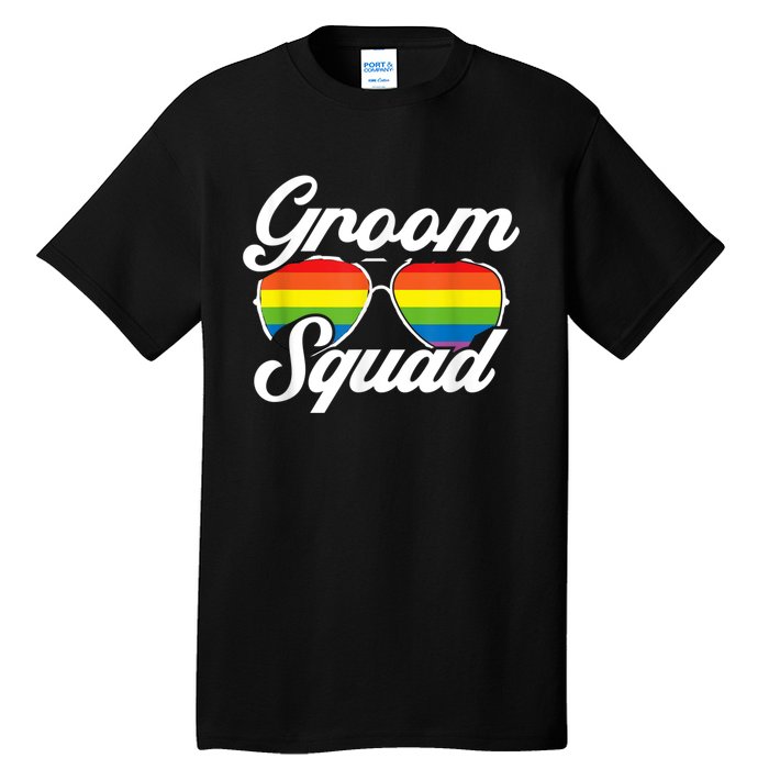 Gay Groom Squad LGBT Wedding Ceremony Bachelor Party Tall T-Shirt