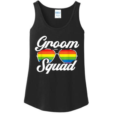 Gay Groom Squad LGBT Wedding Ceremony Bachelor Party Ladies Essential Tank