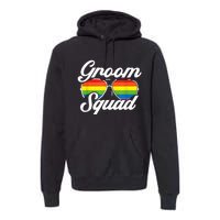 Gay Groom Squad LGBT Wedding Ceremony Bachelor Party Premium Hoodie