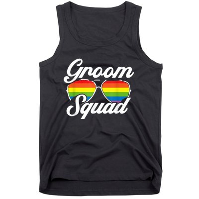 Gay Groom Squad LGBT Wedding Ceremony Bachelor Party Tank Top