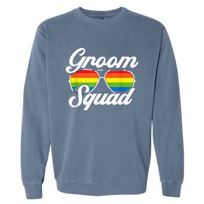 Gay Groom Squad LGBT Wedding Ceremony Bachelor Party Garment-Dyed Sweatshirt