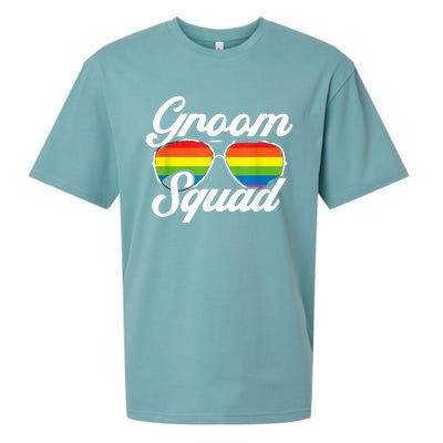 Gay Groom Squad LGBT Wedding Ceremony Bachelor Party Sueded Cloud Jersey T-Shirt