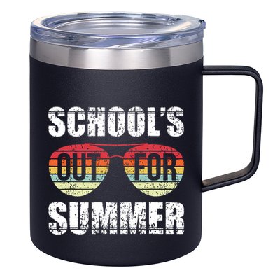 Graduation Gift Schools Out For Summer Students Teacher 12oz Stainless Steel Coffee Mug