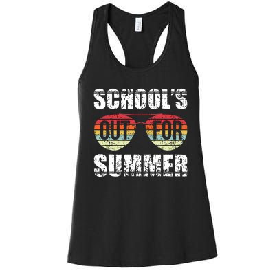 Graduation Gift Schools Out For Summer Students Teacher Women's Racerback Tank