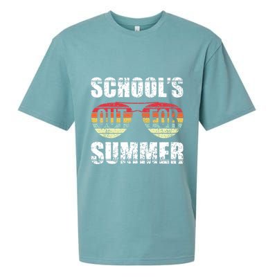 Graduation Gift Schools Out For Summer Students Teacher Sueded Cloud Jersey T-Shirt