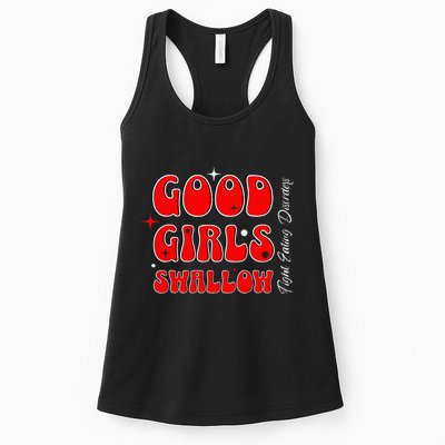 Good Girl Swallow Fight Eating Disorders Recovery Warrior Womens Tank Top