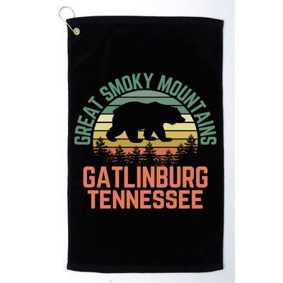 Gatlinburg Great Smoky Mountains National Park Tennessee Meaningful Gift Golf Towel