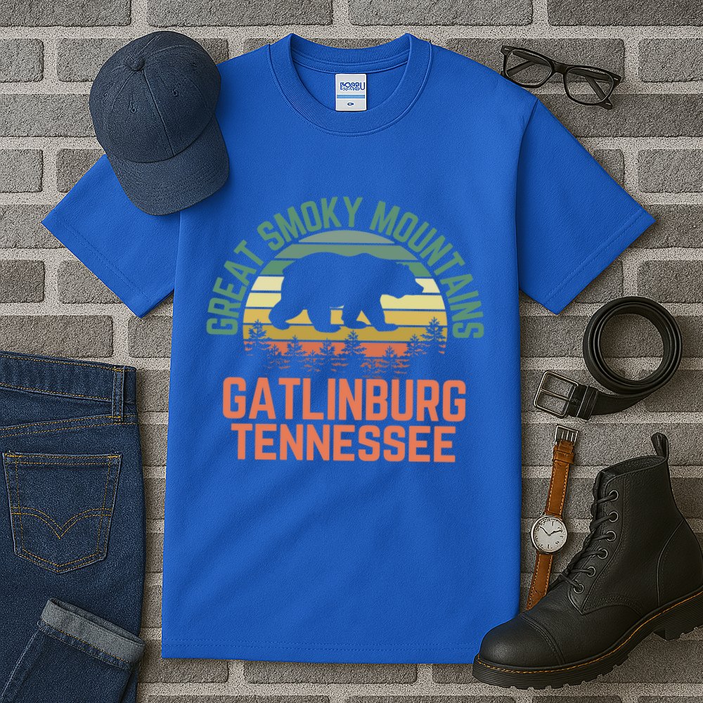 Gatlinburg Great Smoky Mountains National Park Tennessee Meaningful Gift Tall T-Shirt