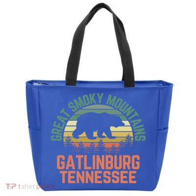Gatlinburg Great Smoky Mountains National Park Tennessee Meaningful Gift Zip Tote Bag
