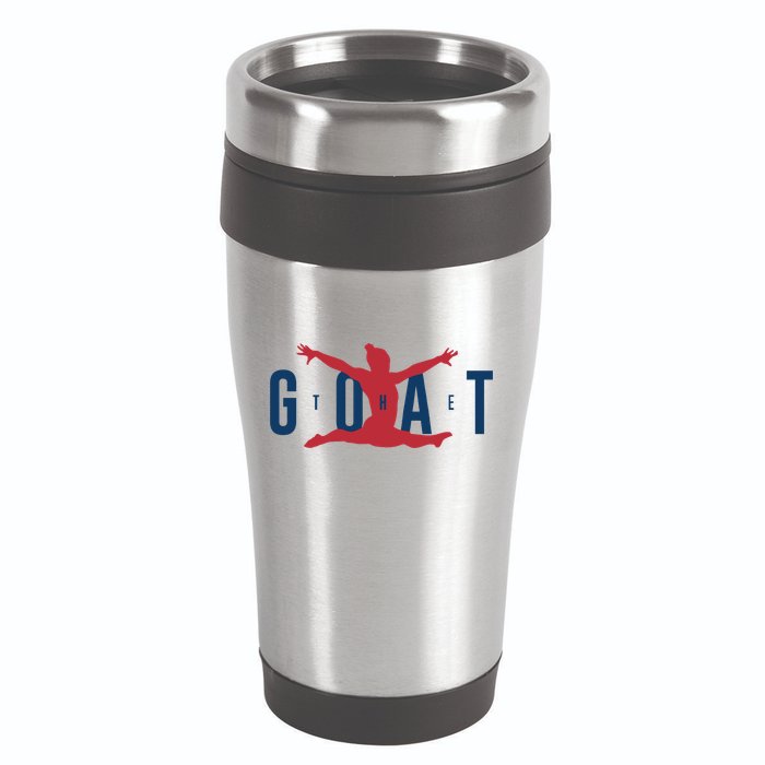 Gymnastics Goat Simone Biles 2024 16oz Travel Tumbler