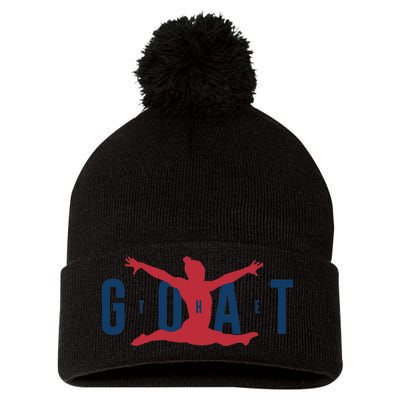 Gymnastics Goat Simone Biles 2024 Pom Pom 12in Knit Beanie