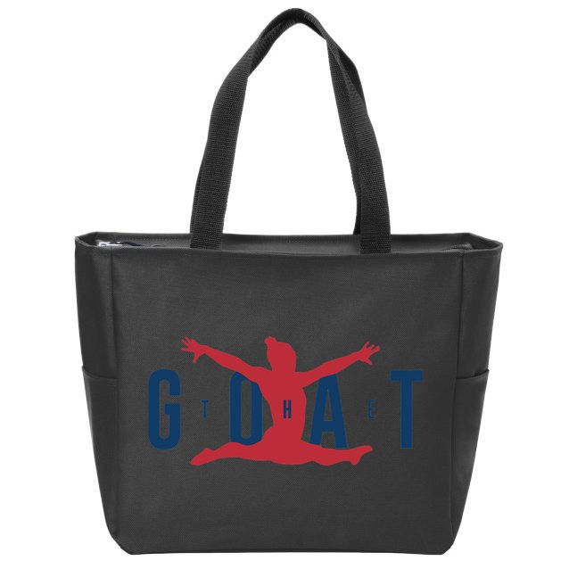 Gymnastics Goat Simone Biles 2024 Zip Tote Bag
