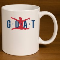 Gymnastics Goat Simone Biles 2024 11oz C Handle Ceramic Mug