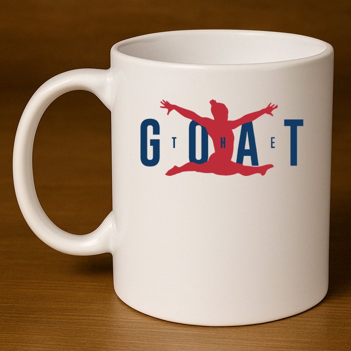 Gymnastics Goat Simone Biles 2024 11oz C Handle Ceramic Mug