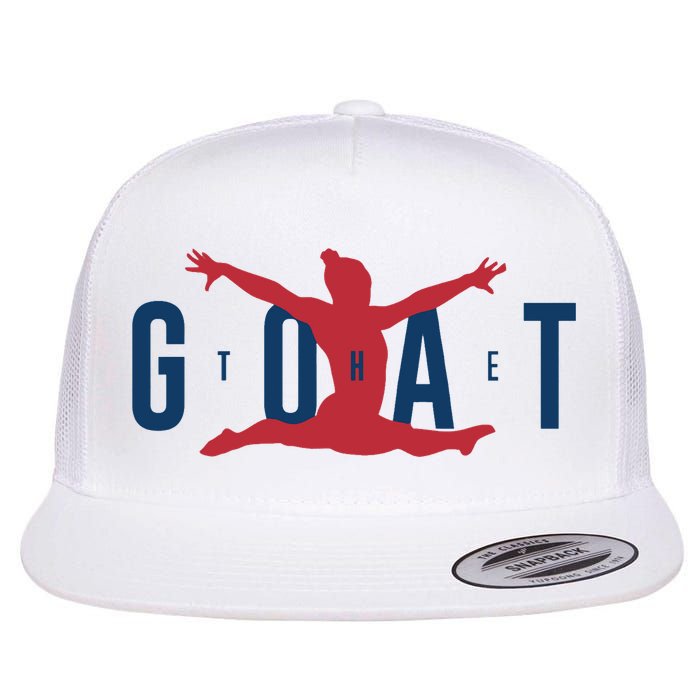 Gymnastics Goat Simone Biles 2024 Flat Bill Trucker Hat