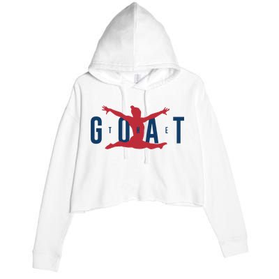 Gymnastics Goat Simone Biles 2024 Crop Fleece Hoodie