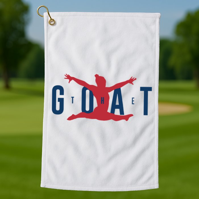 Gymnastics Goat Simone Biles 2024 Golf Towel