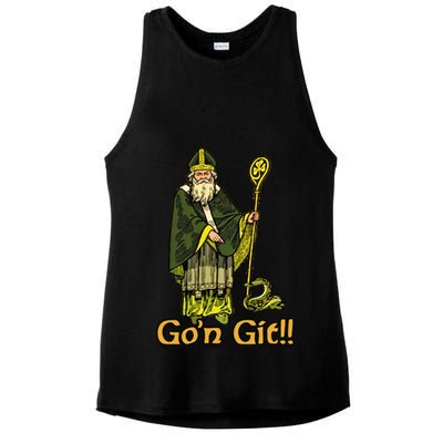 GoN Git St Patrick Ladies PosiCharge Tri-Blend Wicking Tank