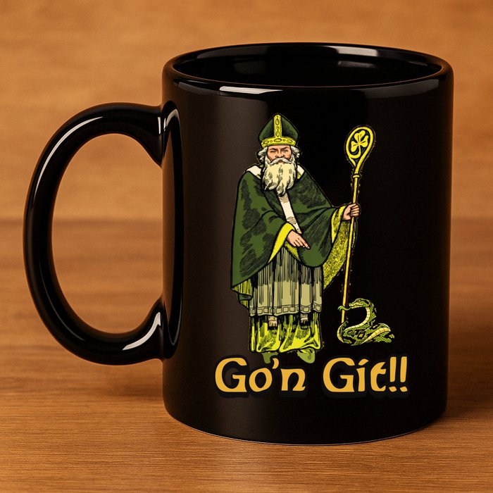 GoN Git St Patrick 11oz C Handle Ceramic Mug