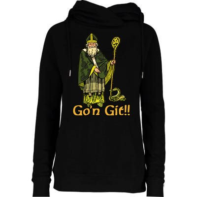 GoN Git St Patrick Womens Funnel Neck Pullover Hood