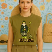 GoN Git St Patrick Garment-Dyed Women's Muscle Tee