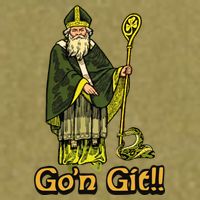 GoN Git St Patrick Garment-Dyed Women's Muscle Tee