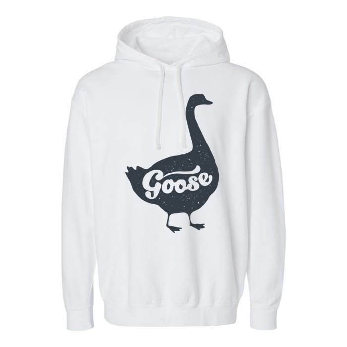 Grey Goose Simple Distress Garment-Dyed Fleece Hoodie