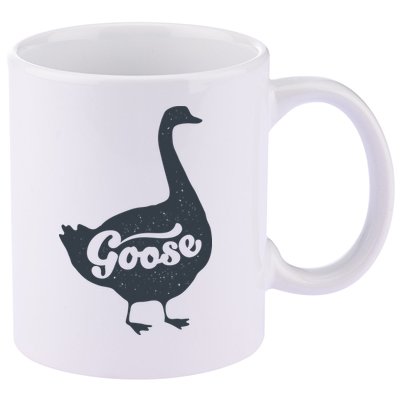 Grey Goose Simple Distress 11oz C Handle Ceramic Mug