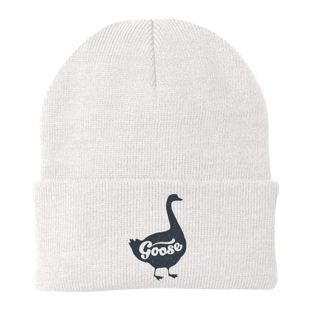 Grey Goose Simple Distress Beanie