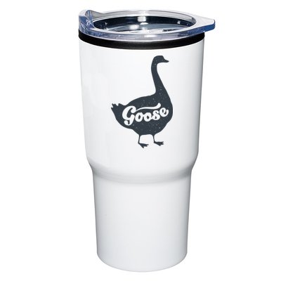 Grey Goose Simple Distress Tumbler