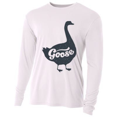 Grey Goose Simple Distress Cooling Performance Long Sleeve Crew