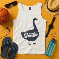 Grey Goose Simple Distress Tank Top