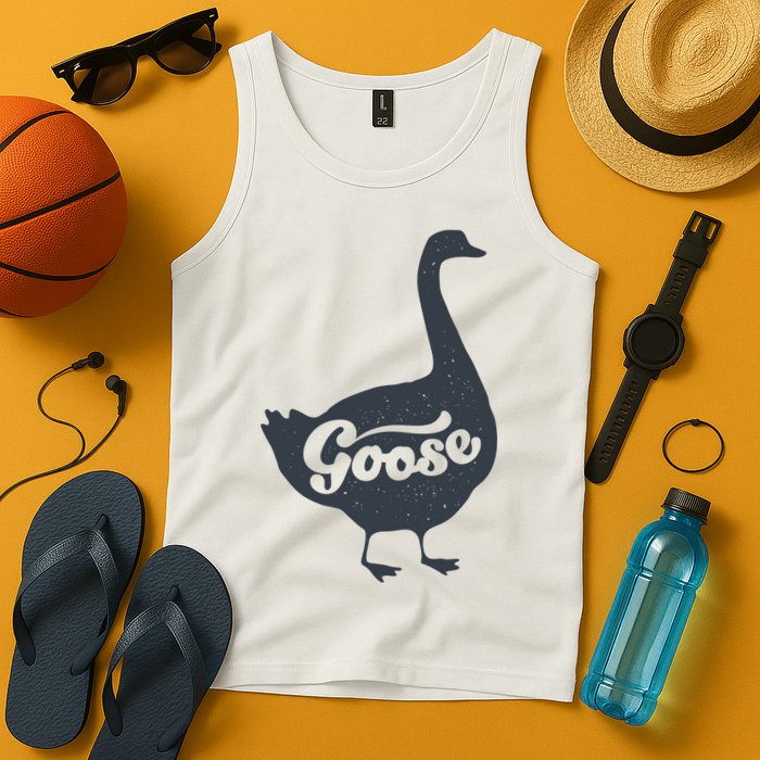 Grey Goose Simple Distress Tank Top