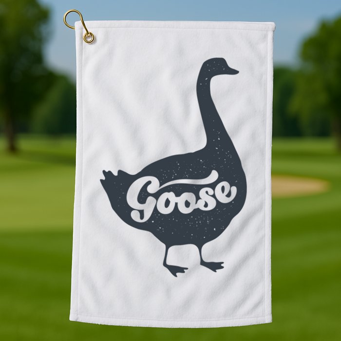 Grey Goose Simple Distress Golf Towel