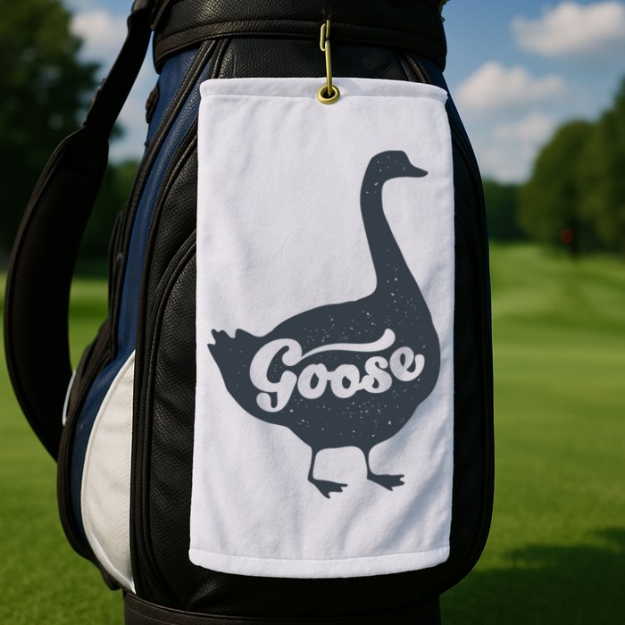 Grey Goose Simple Distress Golf Towel
