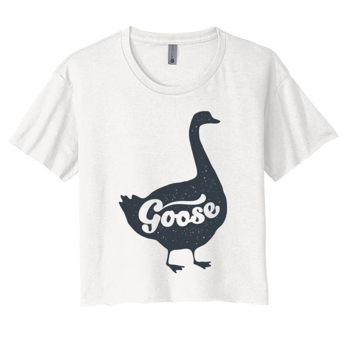 Grey Goose Simple Distress Crop Top