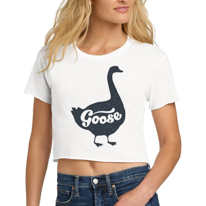 Grey Goose Simple Distress Crop Top