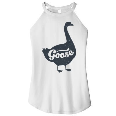 Grey Goose Simple Distress Women's Perfect Tri Rocker Tank