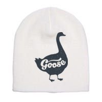 Grey Goose Simple Distress Short Acrylic Beanie