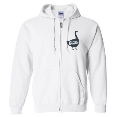Grey Goose Simple Distress Full Zip Hoodie