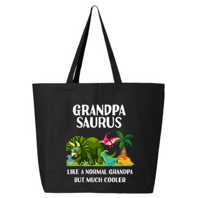 Grandpasaurus Grandpa Saurus Dinosaur Christmas FatherS Day Cute Gift 25L Jumbo Tote