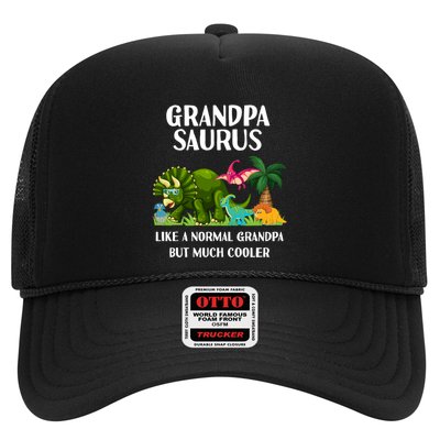 Grandpasaurus Grandpa Saurus Dinosaur Christmas FatherS Day Cute Gift Trucker Hat