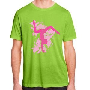 Gymnastics Gymnast Splatter Gift Adult ChromaSoft Performance T-Shirt