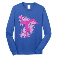 Gymnastics Gymnast Splatter Gift Long Sleeve Shirt