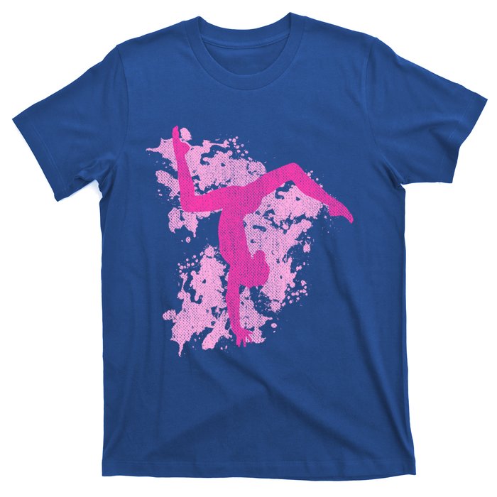 Gymnastics Gymnast Splatter Gift T-Shirt