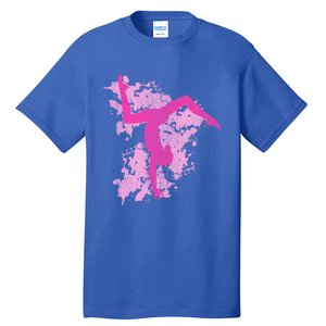 Gymnastics Gymnast Splatter Gift Tall T-Shirt