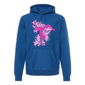 Gymnastics Gymnast Splatter Gift Premium Hoodie