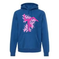 Gymnastics Gymnast Splatter Gift Premium Hoodie