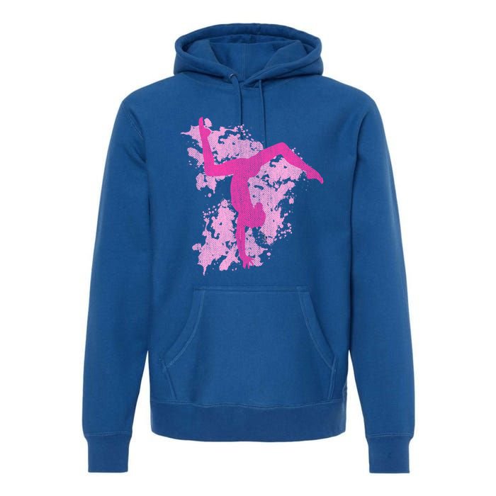 Gymnastics Gymnast Splatter Gift Premium Hoodie